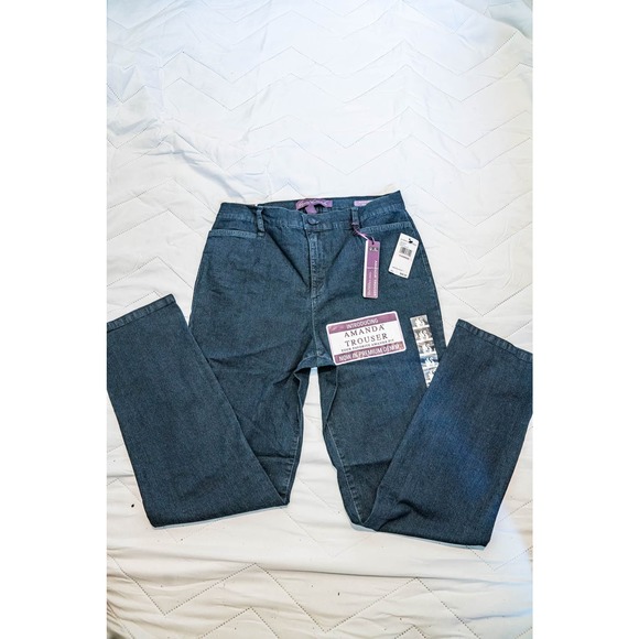 Gloria Vanderbilt Denim Jean - Amanda Straight-Leg Jeans, Blue, Sz 10 - Picture 2 of 7